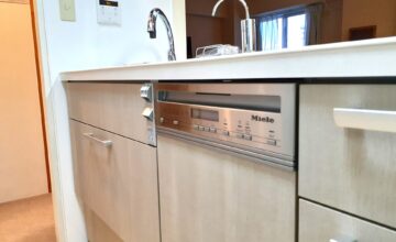 神戸市北区　Miele食洗器導入キッチンリフォームの施工事例