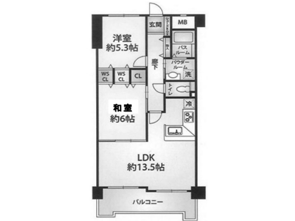 「グランプレステージ神戸神陵台」間取り図